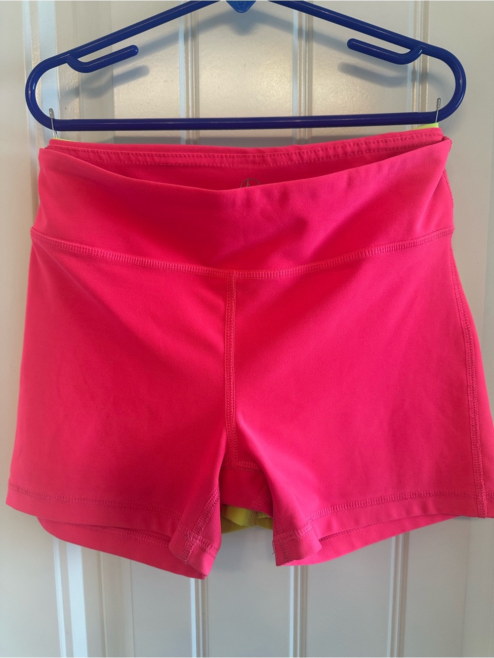 Lot of 2 - 90 Degree By Reflex Hot Pink Athletic Shorts